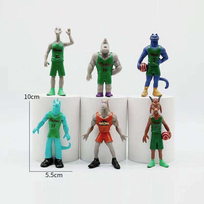 

2026 New Movie GOAT Figure Basketball Dream Goat Figures Figurine Pvc Collection Statue Room Ornament Model Dolls Kid Toys Gifts