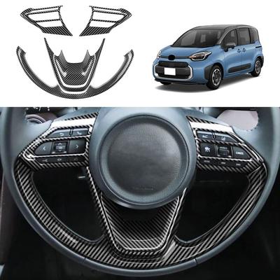 YOFAMO Cornice Pulsanti Volante Copertura Interruttore per Toyota New Sienta MXPL10G MXPL15G Serie 10 2022 Interno Personalizzato Auto Sporco e Graffi Realizzato in