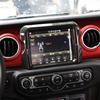 8.4" Navigation Screen Frame Trim Decor Cover For Jeep Wrangler JL Rubicon 2018+