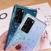 Luxury Bling Glitter Clear Phone Case Case for Samsung Galaxy A01 Core A11 A21S A31 A41 A51 4G A71 5G Sequins Sparkle Cover