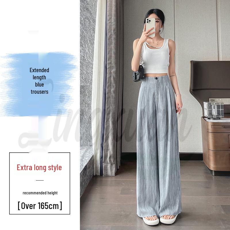 

2026 Summer Tie-Dye Tencel Linen Wide-Leg High-Waist Sun Protection Pants for Women S