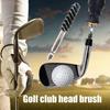 Bohrmaschinenadapter Golfschlägerkopfreiniger Rostentfernerbürste Sechskantstange Eisenkopfpolitur für Golfschläger Kopf Hosel