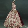Damen Cosplay Marie Antoinette Kleid Mittelalterliches Glockenärmel Viktorianische Party Formelles Kleid Renaissance Gotisches Florales Gewand Übergröße