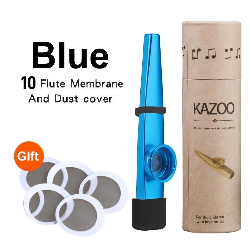 Metal Kazoo Accompaniment for Guitar Ukulele Beginner Simple Easy-to-Learn Instrument Portable Whistle Musical Device Gift Set