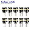 10Pcs W5W Led T10 Led Canbus Light Bulbs Car Parking Position Clearance Lights Interior Map Dome Reading Lamp 12V White