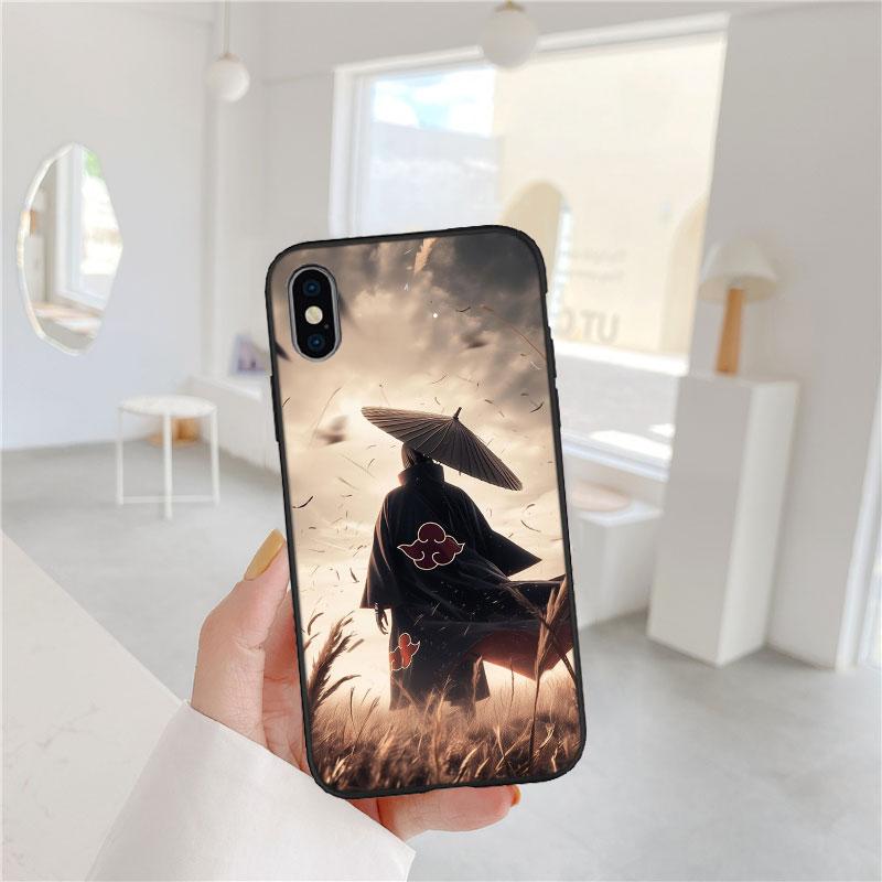 LO9 Anime Naruto Soft Shell Phone Case for Samsung Galaxy S20 S21 S22 Ultra FE + Plus A21S A22 A24 A25 A26 A30 A30S A31