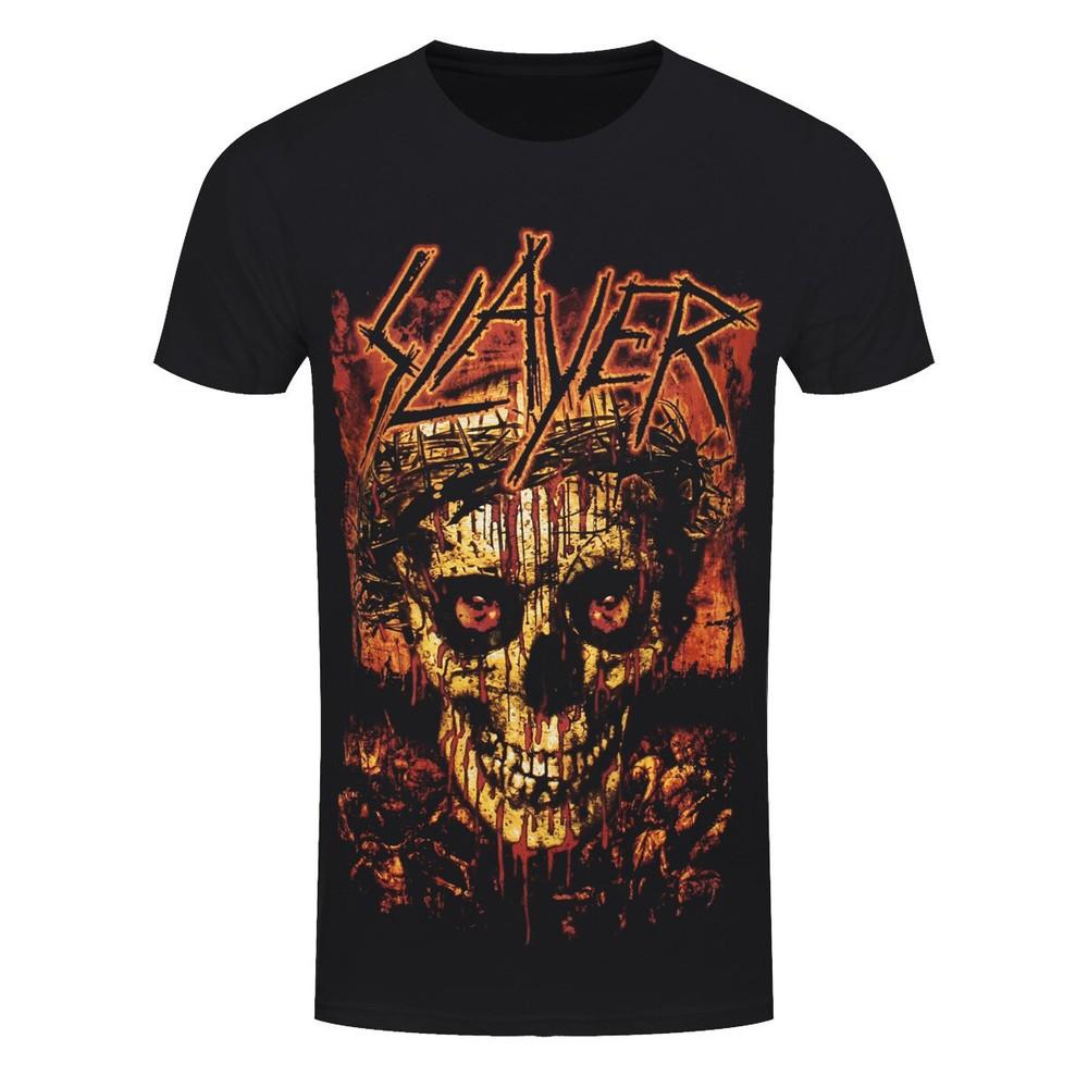 Slayer TShirt Crowned Skull Metal Band Official Black New Unisex T-Shirt XXXL