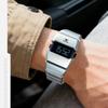 Fashionable Trendy Men's Stopwatch Luminous Digital Quartz Watches Personalized Distinctive Wine Barrel Shaped Intelligent Electronic Digital Watch