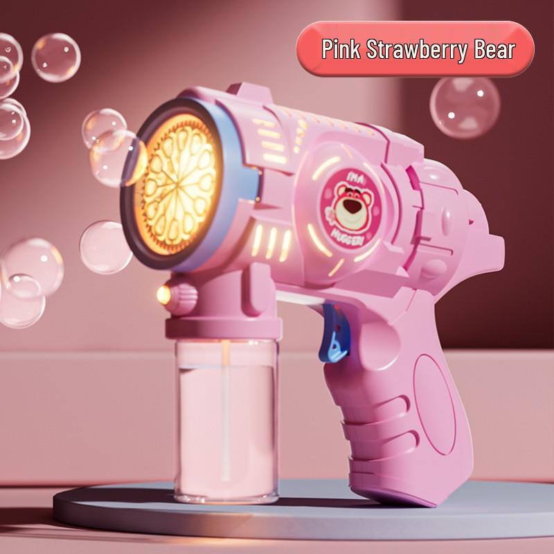 Children's Astronaut Bubble Gun - Automatic Gatling Bubble Machine Toy