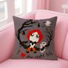 Cartoon RRuby Gloom Cushion Cover Natural Linen Pillow Case DoubleSided Print Decorative Sofa Pillowcase Home Decor Gift