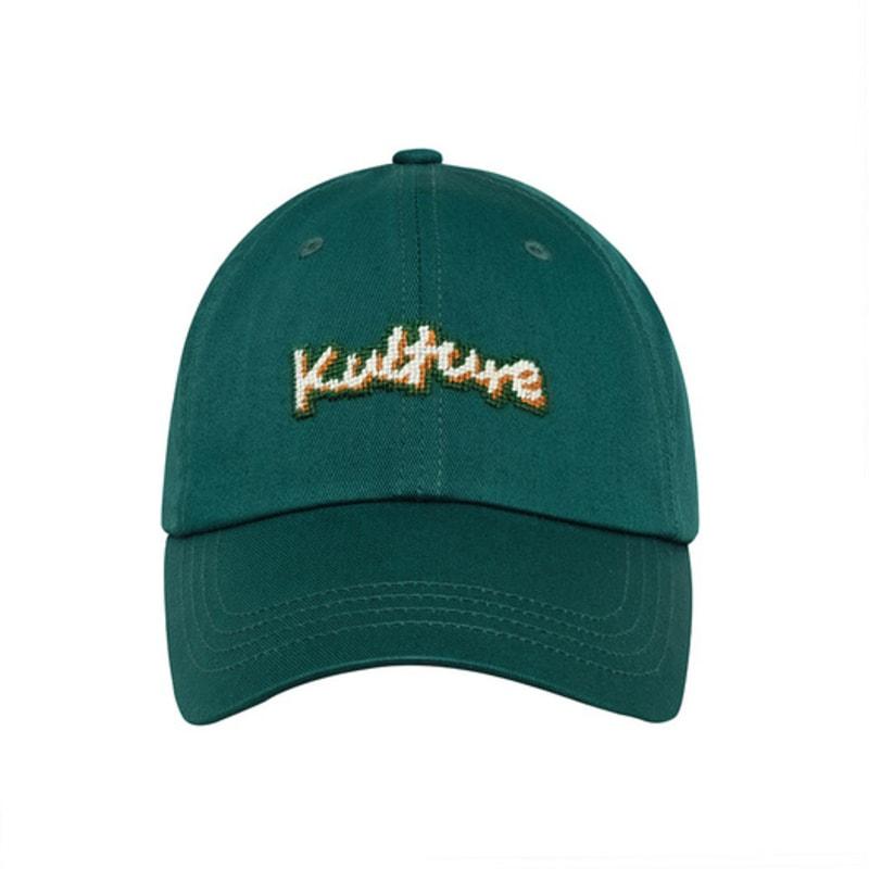 

LOLONG KULTURE NEEDLEPOINT HAT - GREEN FREE