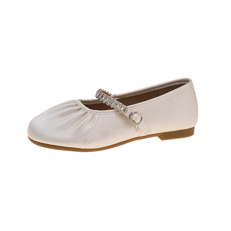 Comfortable and versatile casual small leather shoes women's spring and summer 2025 new Xiaoxiangfeng single shoes princess shoes soft-soled single 