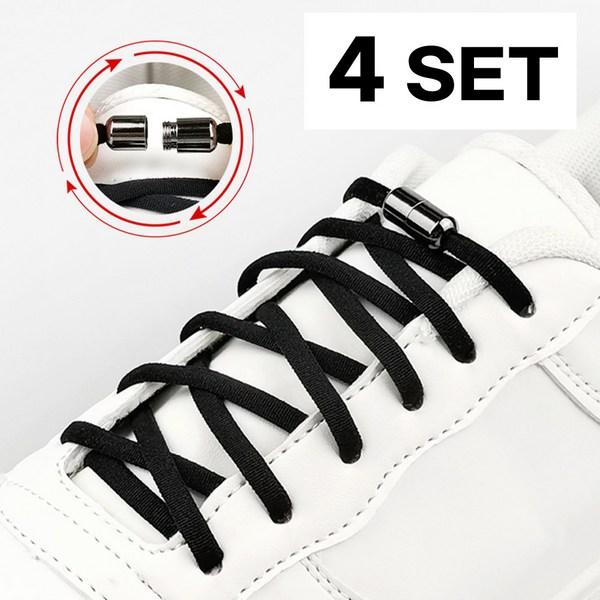 

4K Company Капсульные шнурки без узлов, 4 шт., 1 компл.