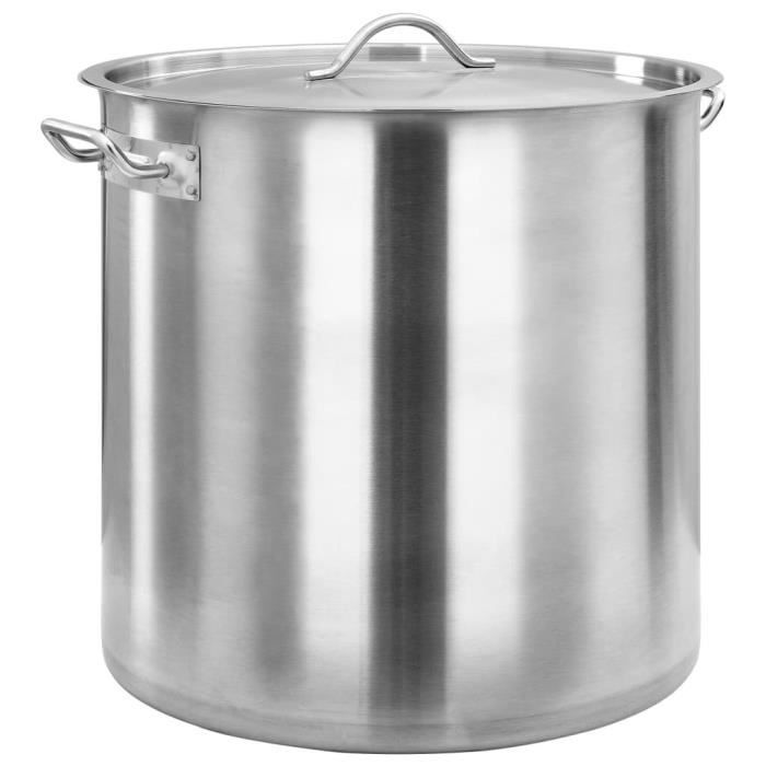 VidaXL Stockpot 98 L 50x50 Cm Stainless Steel