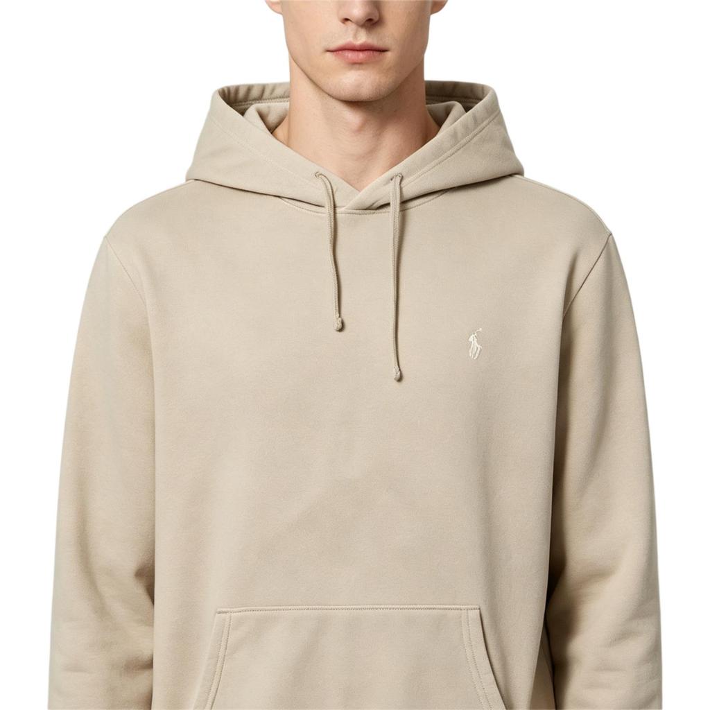 Polo Ralph Lauren Solid Color Pony Logo Embroidered Drawstring Hooded Long Sleeve Sweatshirt Men Sweatshirt 710953490-010