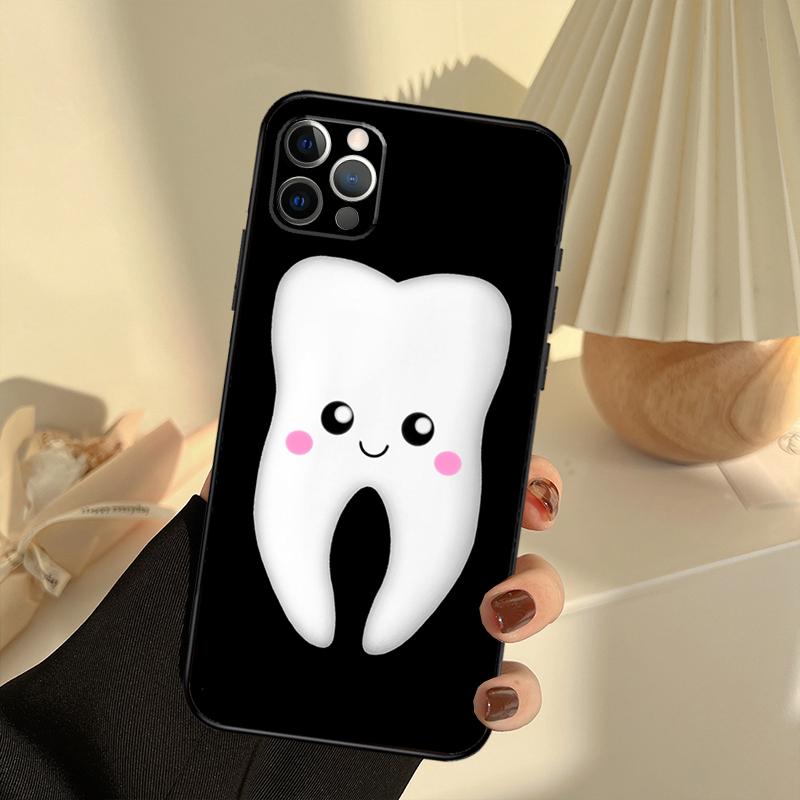 

Чехол для телефона с рисунком зубов для стоматолога для iPhone 15 14 13 12 11 16 17 Pro Max 13 mini 15 16 Plus 16e 17 Air Cover Funda iPhone 11Pro MAX