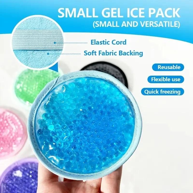 Reusable Gel Ice Packs for Face, Hands and Feet, Post-exercise Care, Household Necessities, Cold and Hot Compresses.
