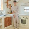[JJINIYA] Men's Milk Lightly Brushed Long-sleeve Pajama Set [Shipped from Korea] 100% Authentic