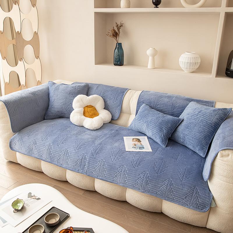 

Осенние и зимние плюшевые диванные подушки, теплый противоскользящий чехол для дивана, подушки для сидений, четырехсезонные подушки для сидения дивана 70*70cm