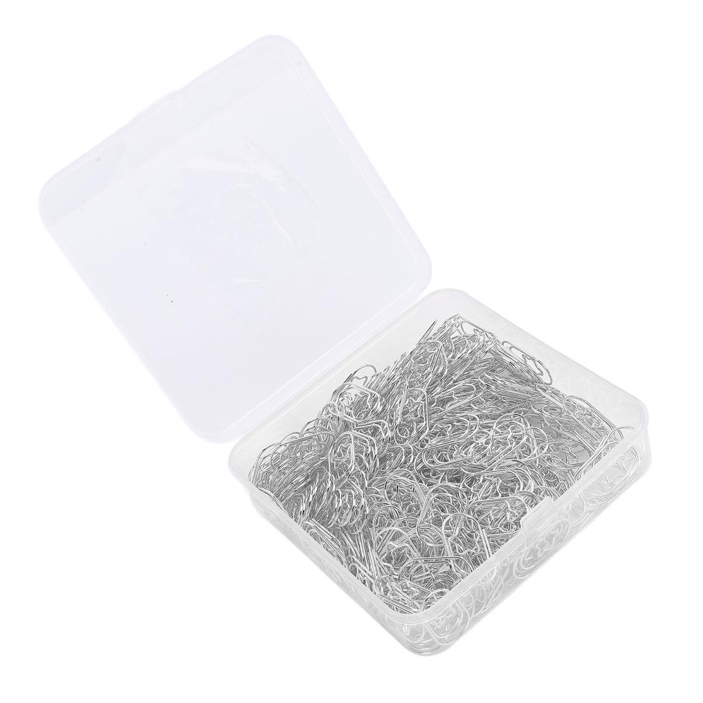 300PCS Paper Clips with Star Shaped Decoration Stainless Steel Non Slip Paperclips for School Document Organizing