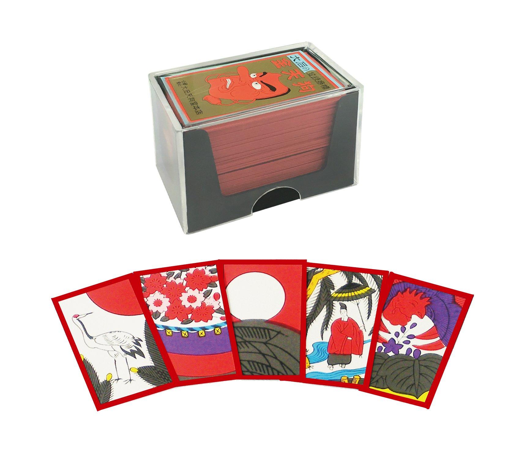 Ханафуда (Японские игральные карты) - Золотой Тэнгу (красный)