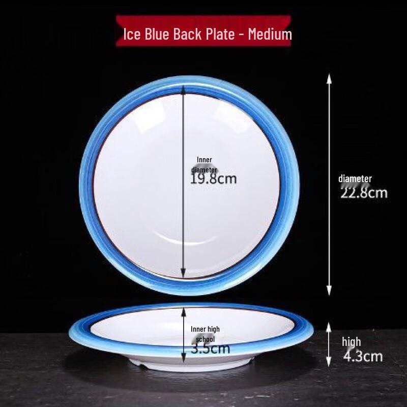 Melamine Deep Round Dinner Plate