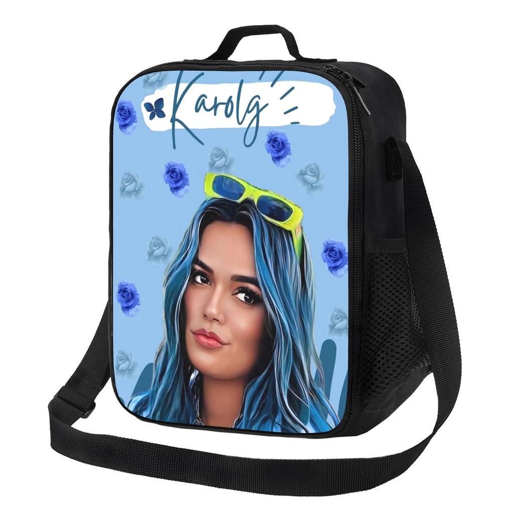 Fondo De Pantalla Karol G Insulated Lunch Bag School Picnic Storage Food Boxes Portable Container Cooler Thermal Lunch Box Tote