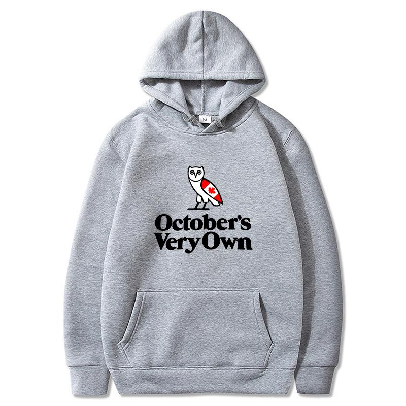 OVO Canda Heritage Hoodies Men Fashion October's Very Own Printed Sweatshirts Women Casual Harajuku Streetwear Hoody Pullovers