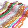 1 Strand Crystal Beads Colorful Transparent Irregular Loose Spacer Glass Beads For DIY Handmade Bracelet Necklace Charm Jewelry
