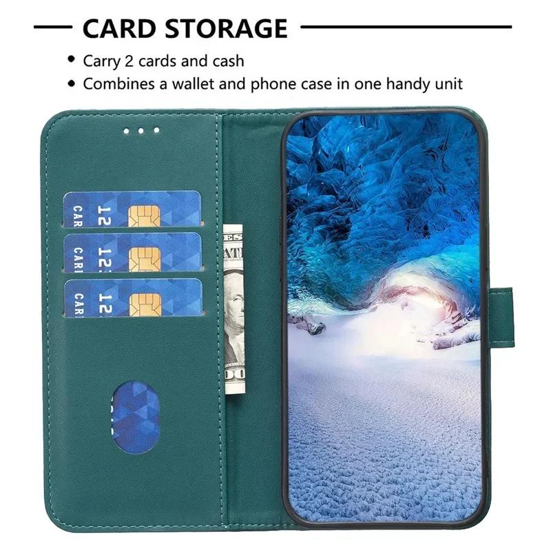 Leather Flip Wallet Case For Xiaomi Redmi Note14 4G 14C 14R A4 Note 14 Pro+ Plus 5G Cases Magnetic Card Slots Phone Cover Shell