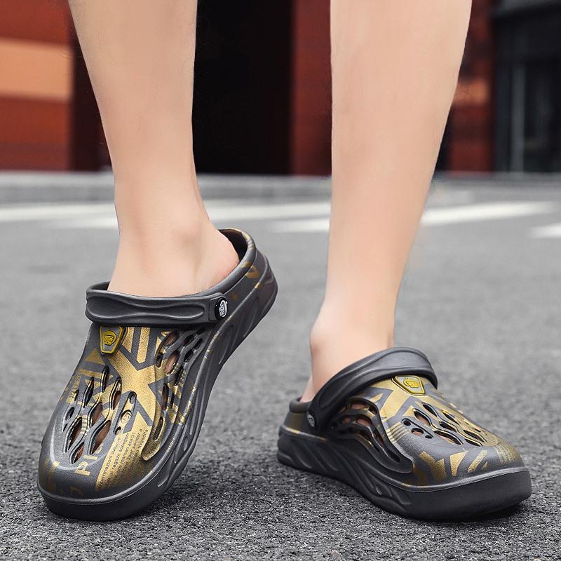 Sandaler for menn Sommersko Tresko Hagesko Fritidssko Strandsko Halvtøfler