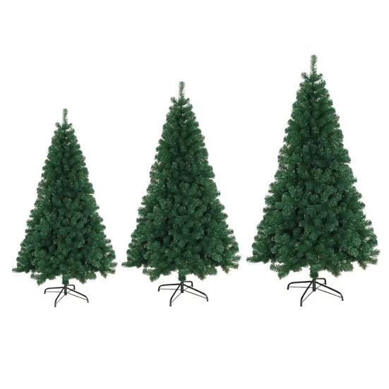 Artificial Christmas Tree with Dense Branches Realistic Spruce Xmas Pine Tree with Metal Stand for Holiday Home Office Decor