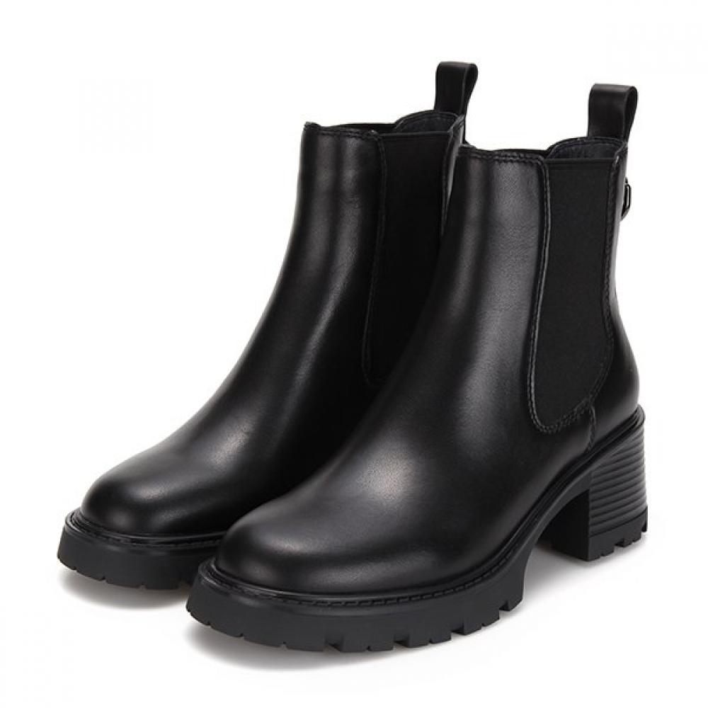 Barbara Leather Basic 6.5cm Chelsea Ankle Boots Bbg861bk 250mm