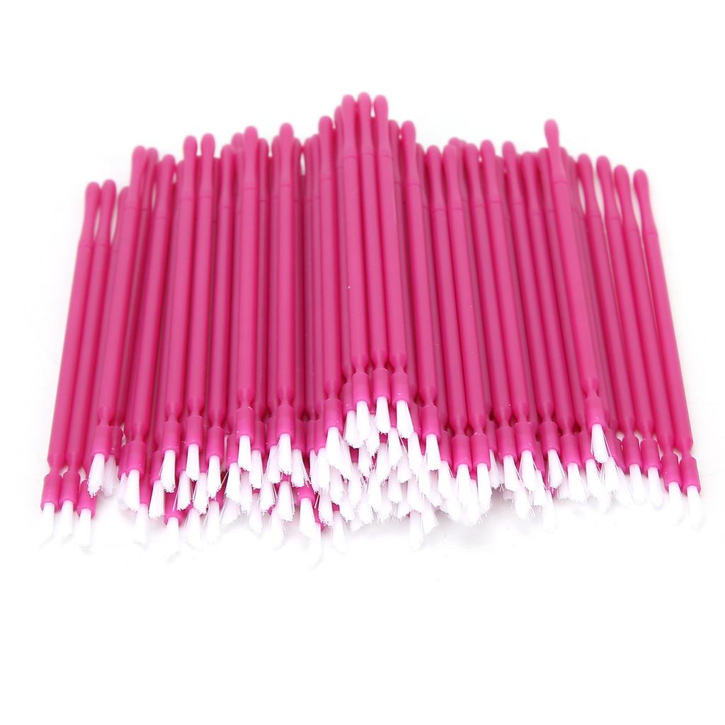100 PCS Dental Micro Applicator Disposable Bendable Ultrafine Purple Dental Brush for Oral Care