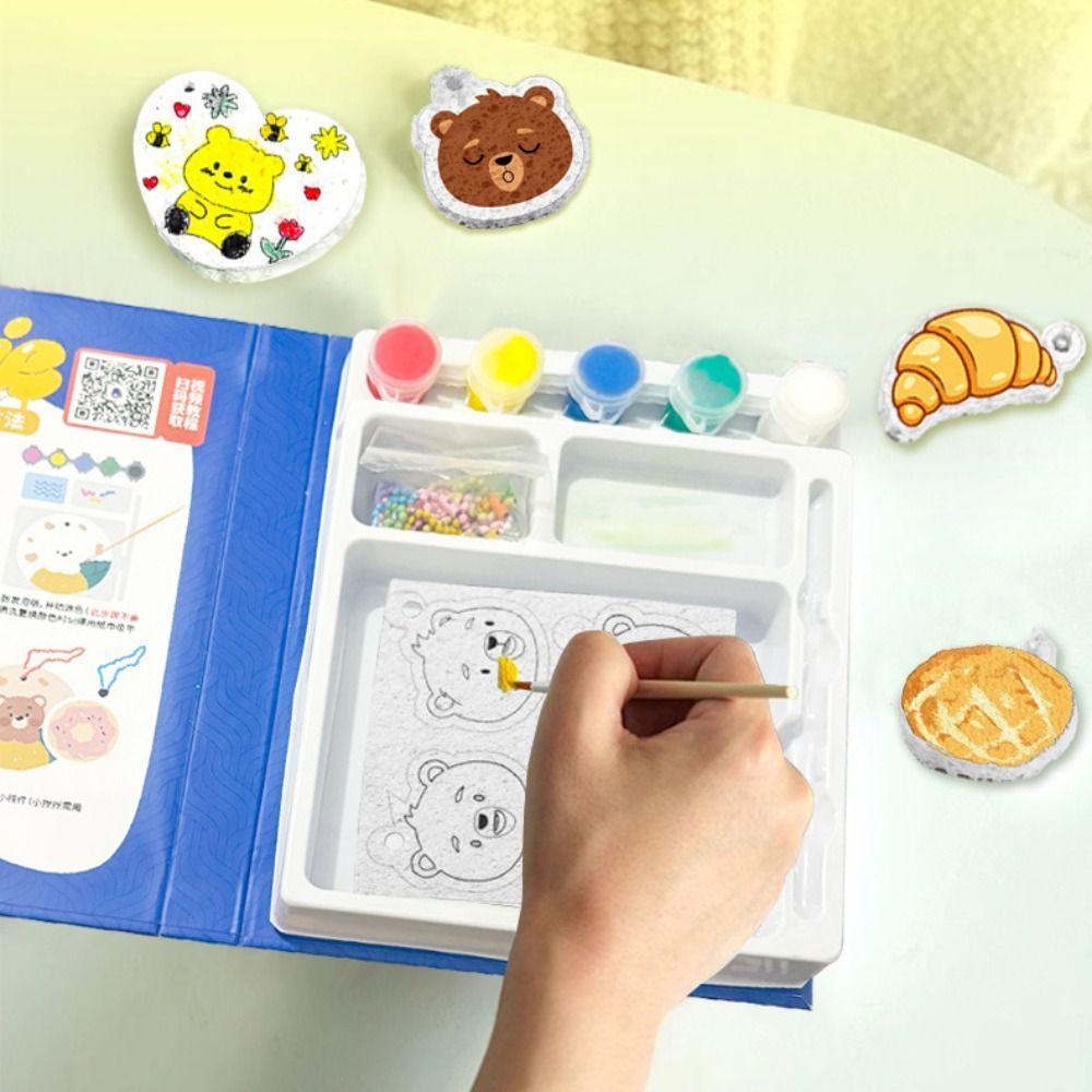 Foam Material Texture Painting Toy Educational Foam Paper Craft Toy Boys Girls Adults