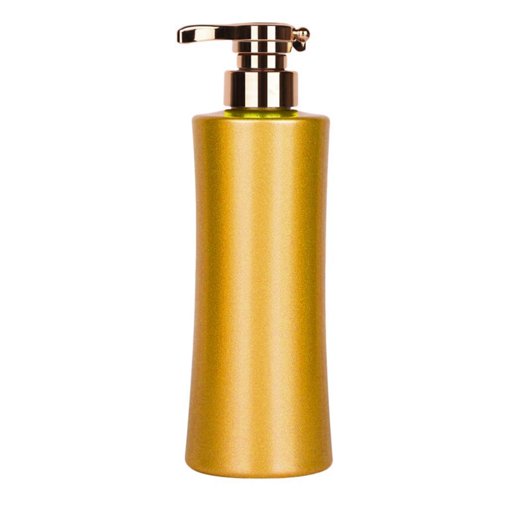 Liquid Soap Dispenser Refillable PET Bottle Bathroom Accessory Set for Shower Gel Shampoo Wash Room