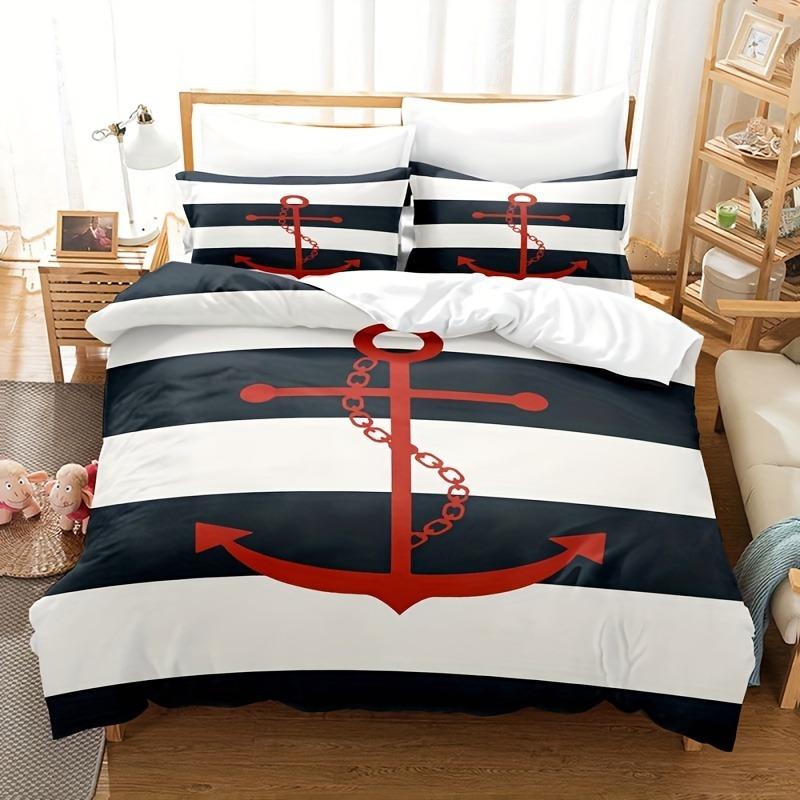 

Custom-designed Anime Bedding Set Duvet Cover 1009 Polyester Suitable For Children And Adults 3-Piece Set 135x200cm