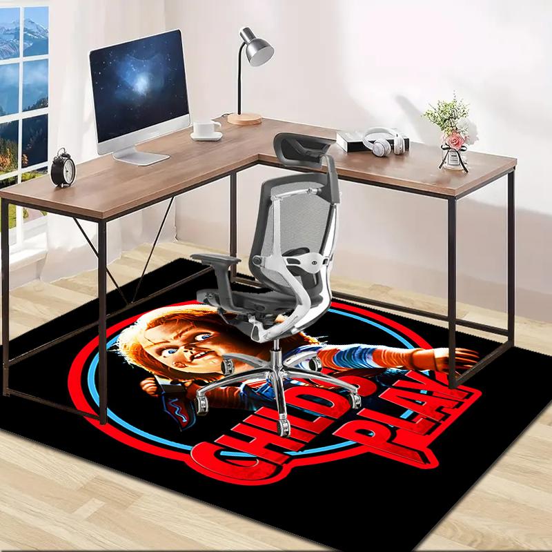 1pc Chucky3 Design Area Rug - Non-Slip, Soft & Cozy Floor Mat for Living Room, Bedroom, Office - Indoor/Outdoor Decorative Carpet