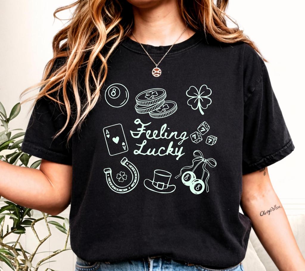 Plus Size Summer Womens St Patricks Day Doodle Graphic TShirt Cotton Breathable Stylish Versatile Street Style Oversized