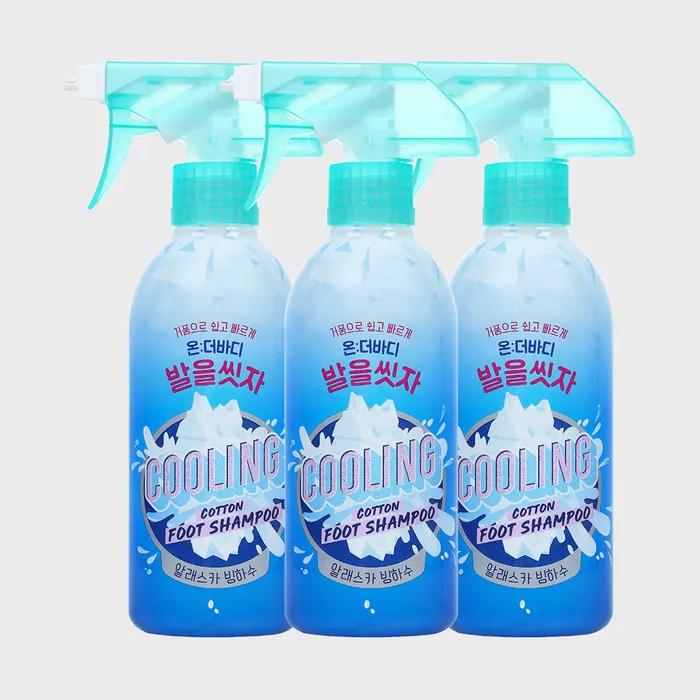 On the Body_On the Body Cotton Foot Wash Foot Shampoo Cooling 385ml X 3
