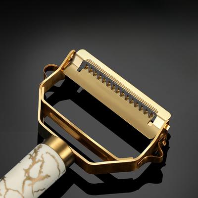 Titanium Gold Three-in-one Fruit and Melon Household Peeler Kitchen Small ToolFruit Knife Peeler Peeler