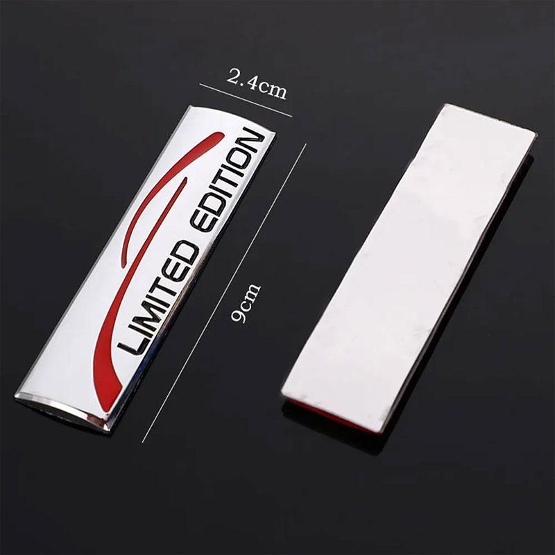 3D Metal Alloy Limited Edition Logo Car Fender Side Rear Trunk Sticker Emblem Badge Auto Modification Labels Accessories