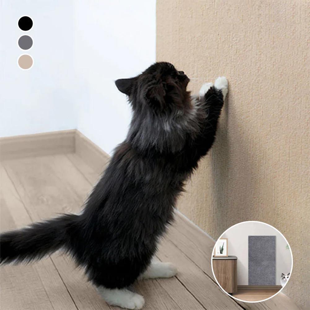 Katzenklettermatte mit selbstklebender Rückseite, robuste Mehrzweck-Rutschmatte, Kratzmatte, Möbelschutzmatte, Haustierzubehör