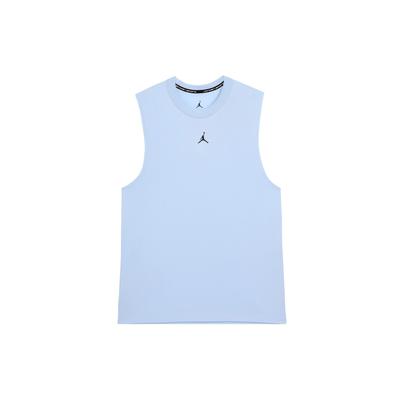 Sport Dri-FIT Culoare Solidă Gât Rotund Casual Uscare Rapidă Vestă Fără Mâneci Bărbați Topuri Albastru-Piatră FN5857441