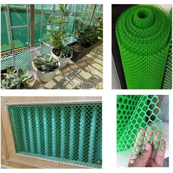 Plastic Mesh Grass Protection Mesh for Lawn or Car Park Reinforcement Green Plastic 10m 20m 30m 50m (Size : 1 * 20m)