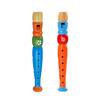 2pcs 6-hole Wooden Flute Colorful Kids Educational Learning Musical Toys Children Music Instrument Trumpet Buglet Hooter TMZ