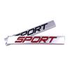 Sport Logo Square Bar Zinc Alloy Car Styling Emblem Badge Auto Refitting 3D Sticker Decal for VW New Jetta Bora Lavida Honda
