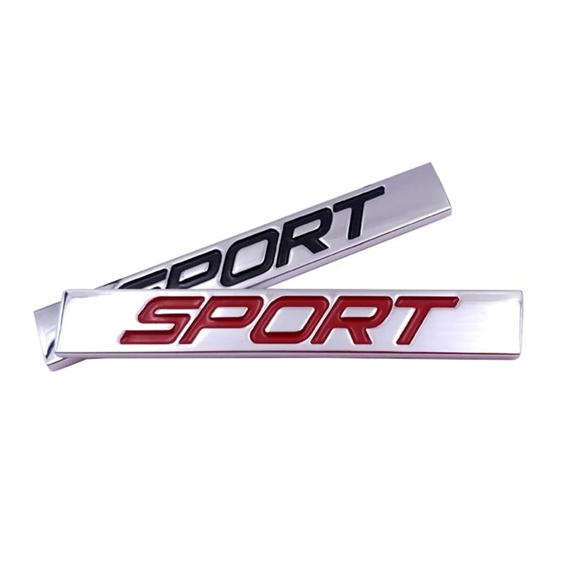 Sport Logo Square Bar Zinc Alloy Car Styling Emblem Badge Auto Refitting 3D Sticker Decal for VW New Jetta Bora Lavida Honda