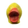 Adorable Large Beaked Yellow Duck Head Mask For Fun Halloween Party Decorations