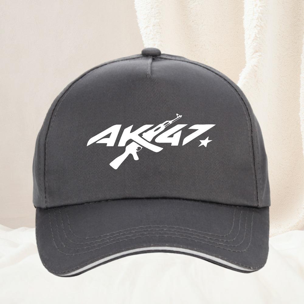 AK Gun Unisex Baseball Cap Tactical Shooting Hats Vintage Outdoor Adjustable Adventure Hat All Seasons Travel Gift Headwear